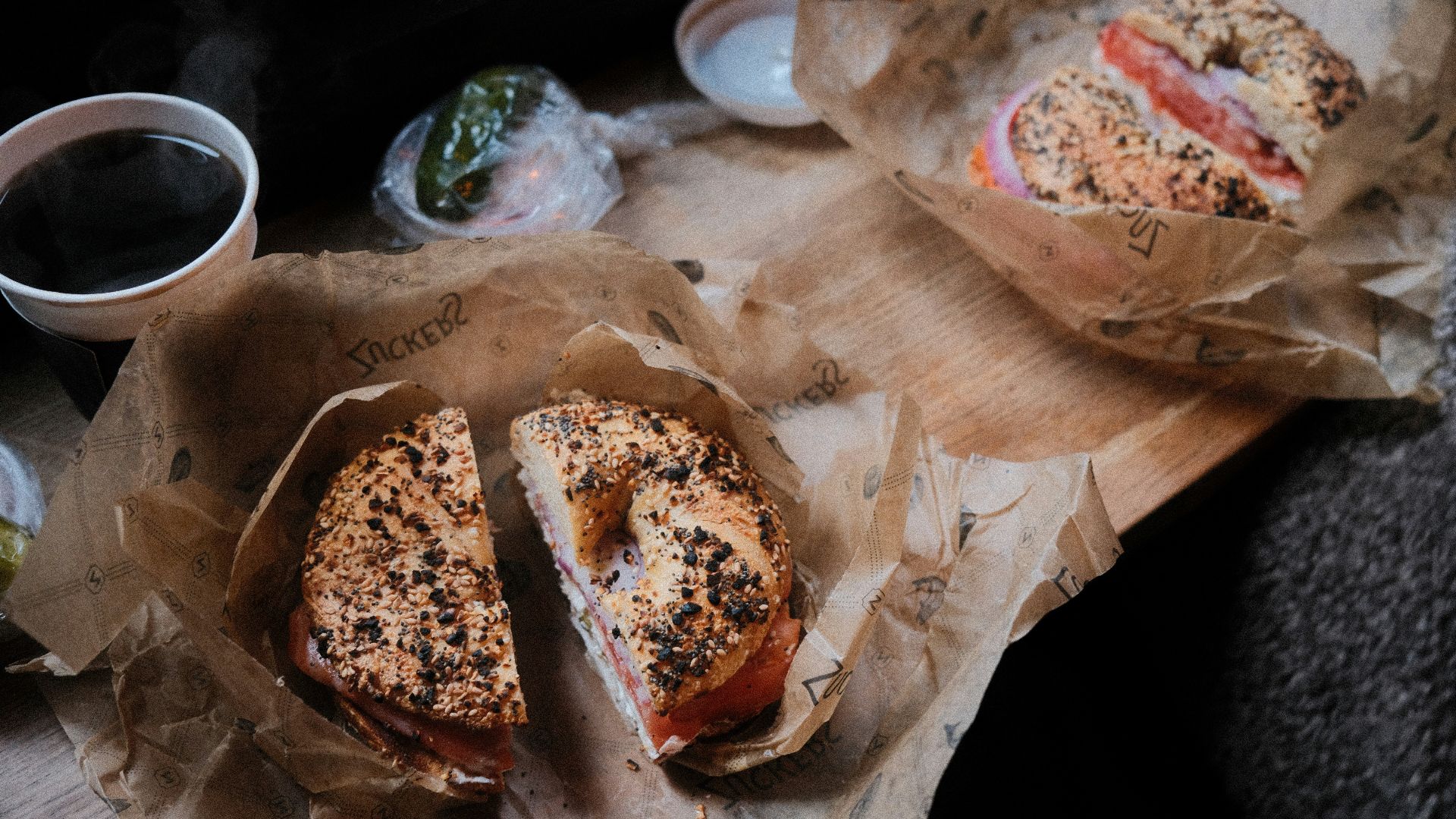 18. Bagels au saumon fumé