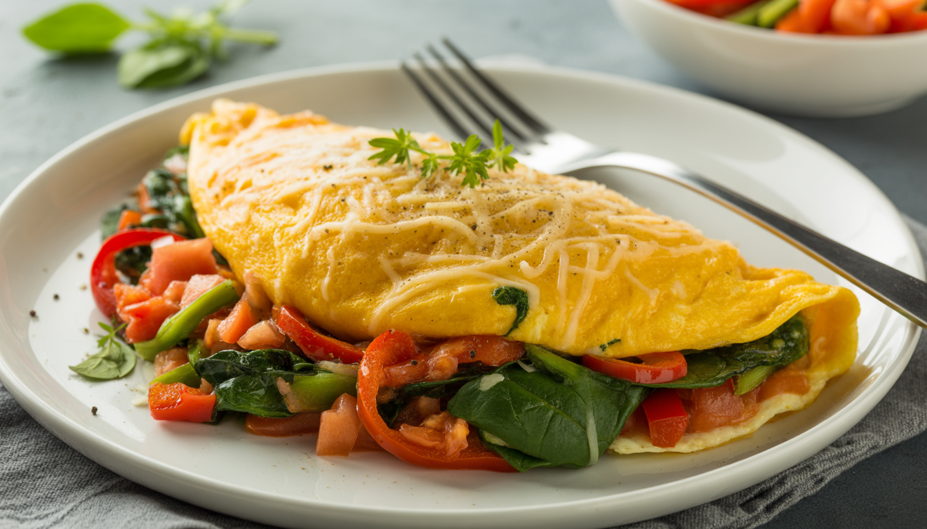 1. Omelette aux légumes express