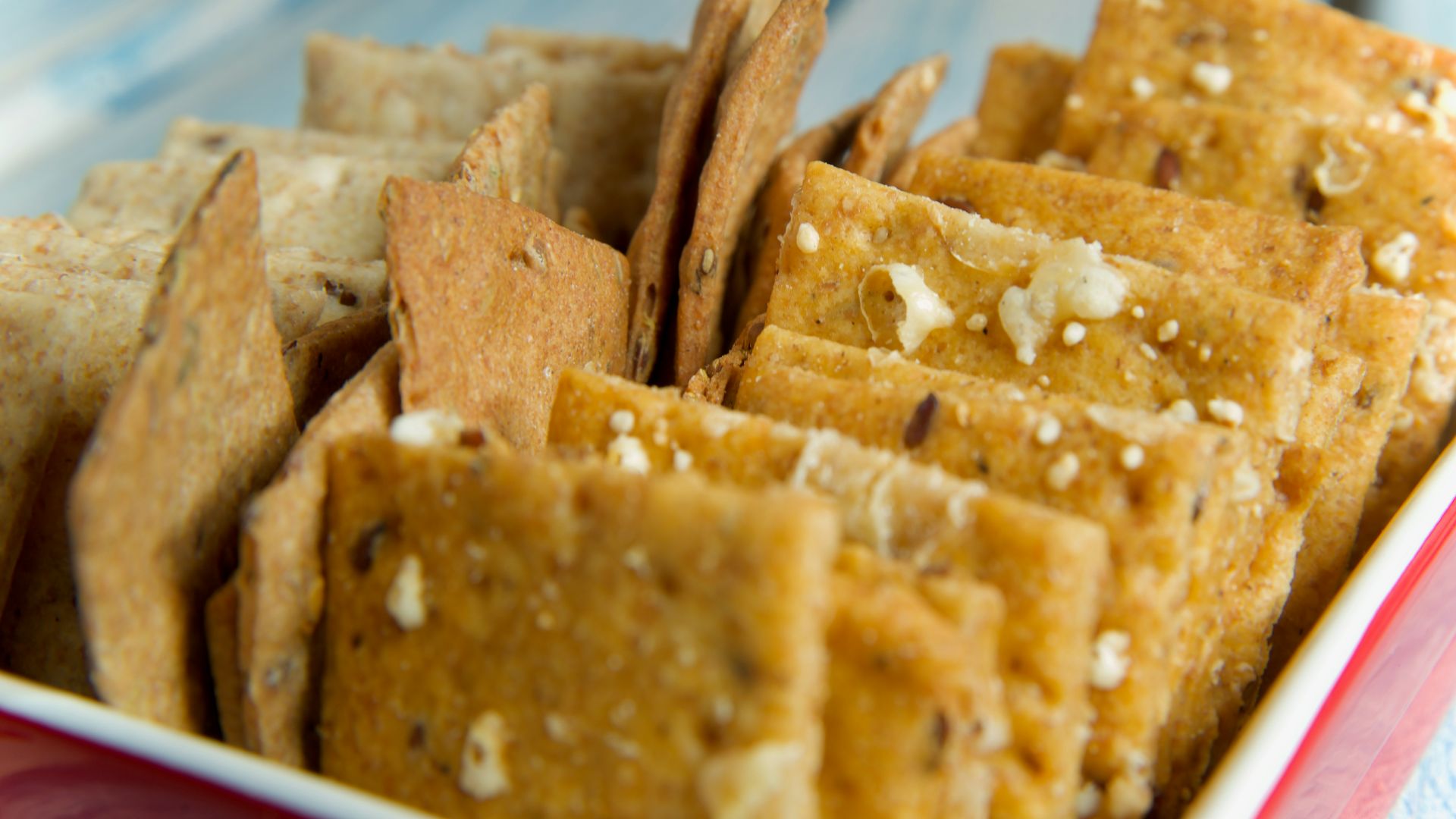 16. Crackers aux céréales complètes