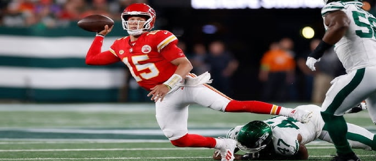 A video of Patrick Mahomes sparks a reaction