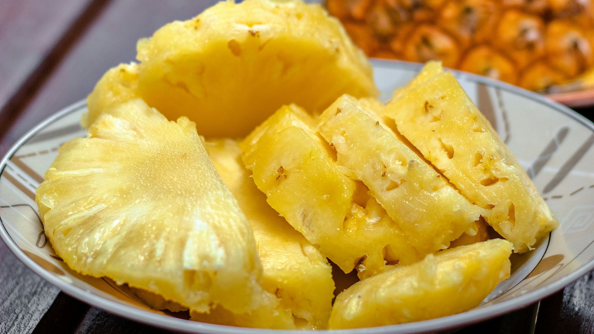 8. Morceaux d'ananas