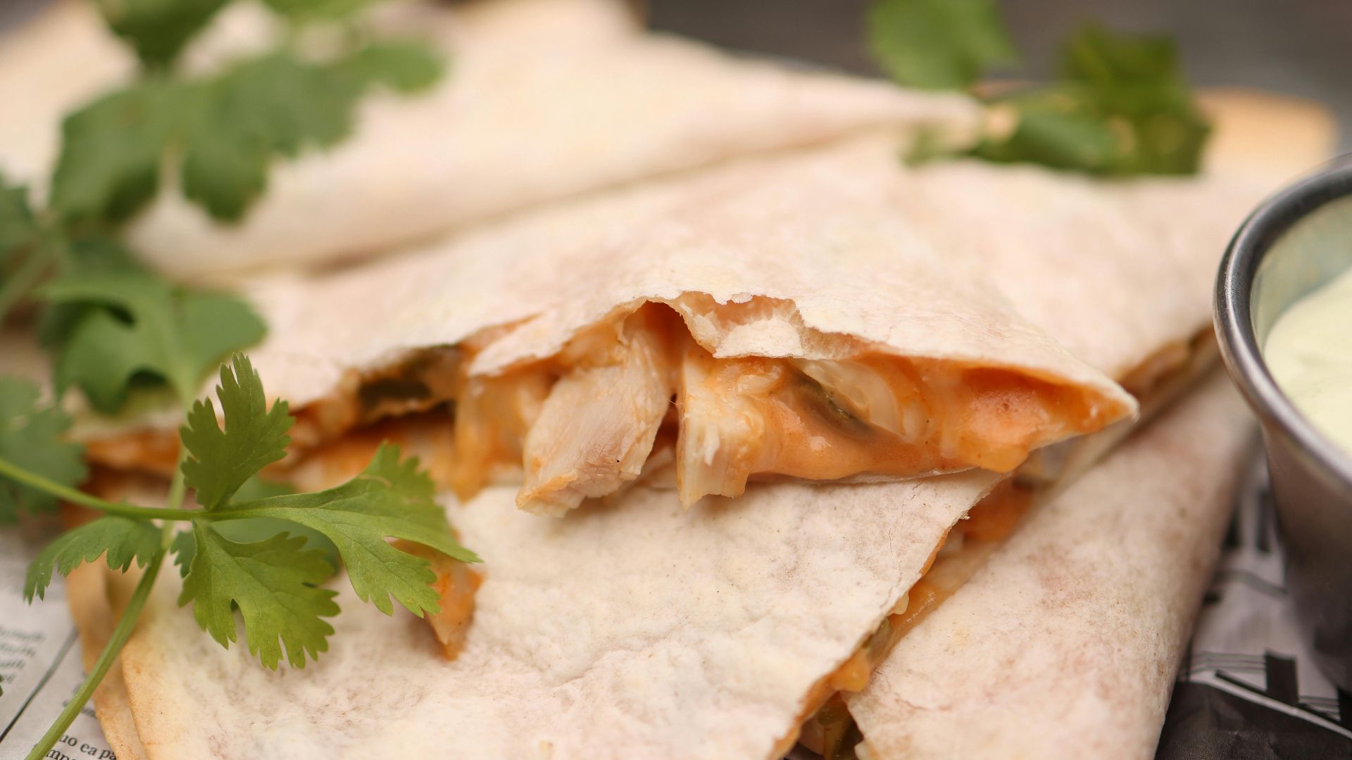 6. Quesadillas au poulet