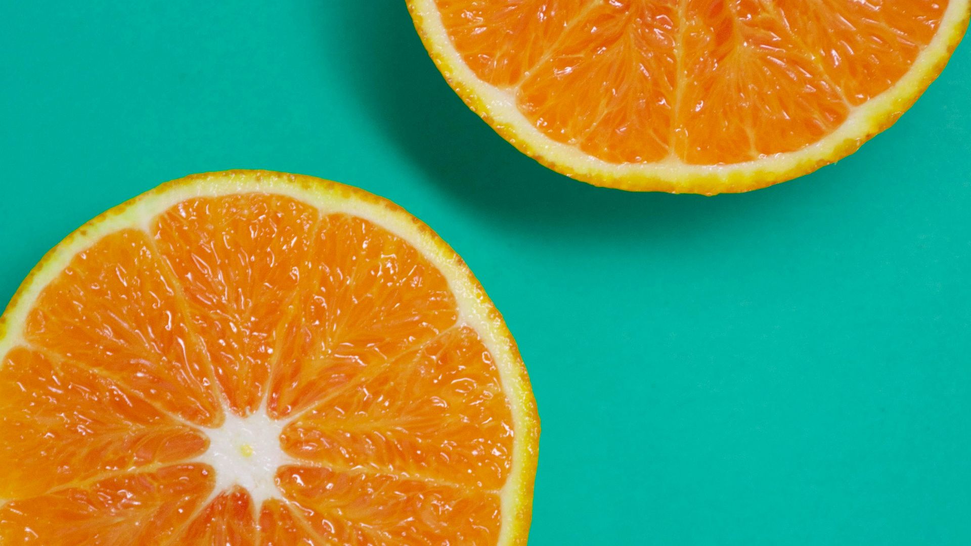 10. Des oranges colorées
