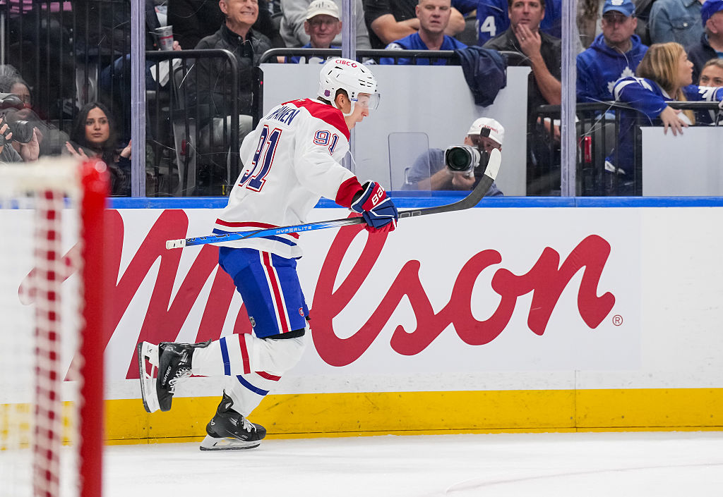 Regular-season goals with the CH: Oliver Kapanen has already tied Jesperi Kotkaniemi