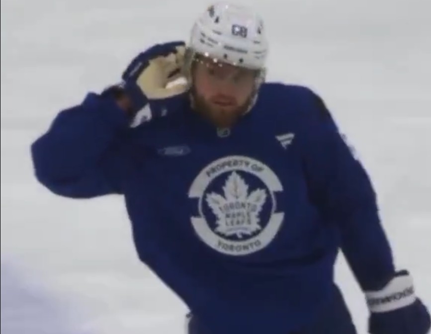 Maple Leafs: William Nylander taunts his coach during practice