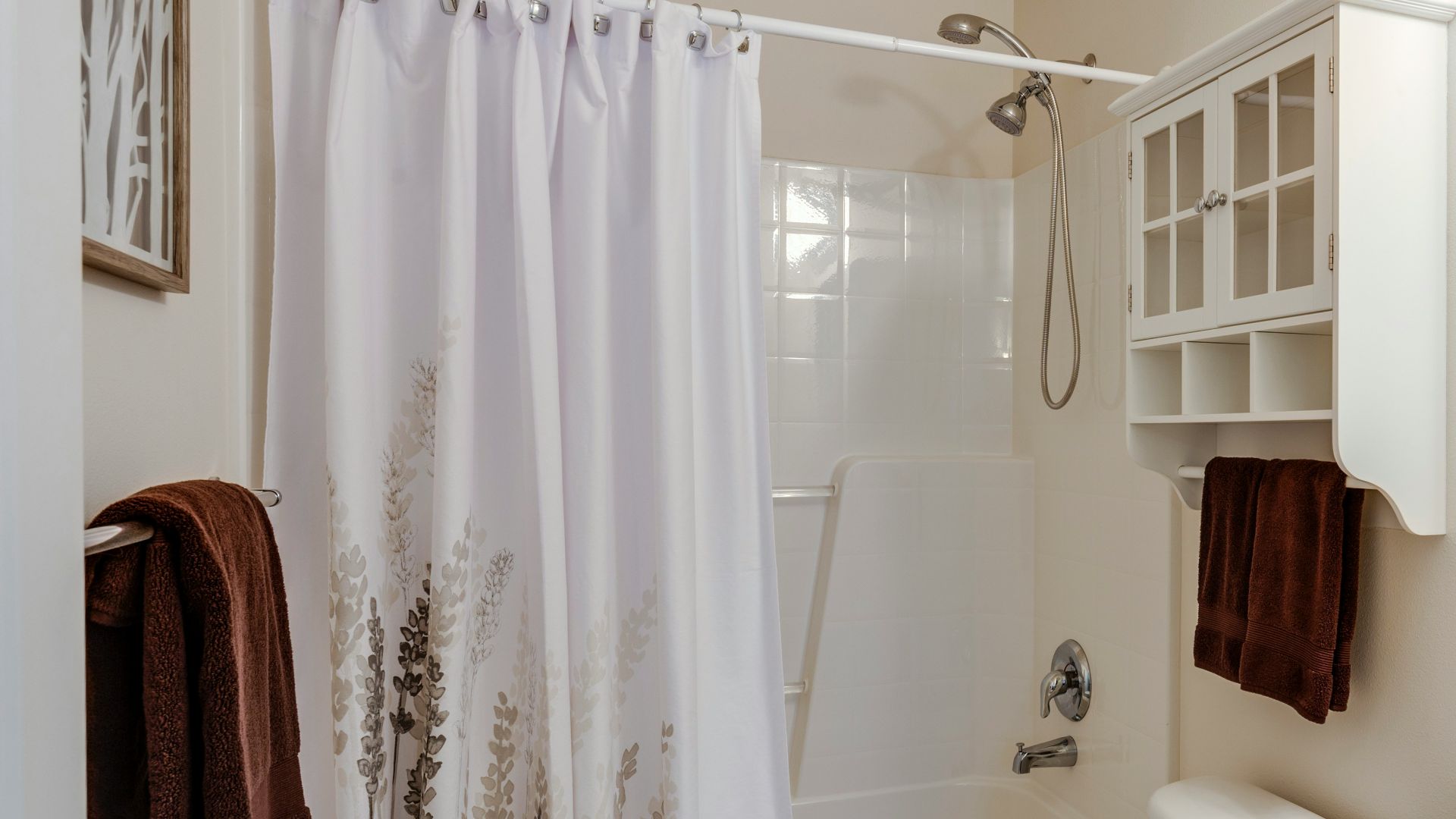 6. Rideaux de douche en vinyle