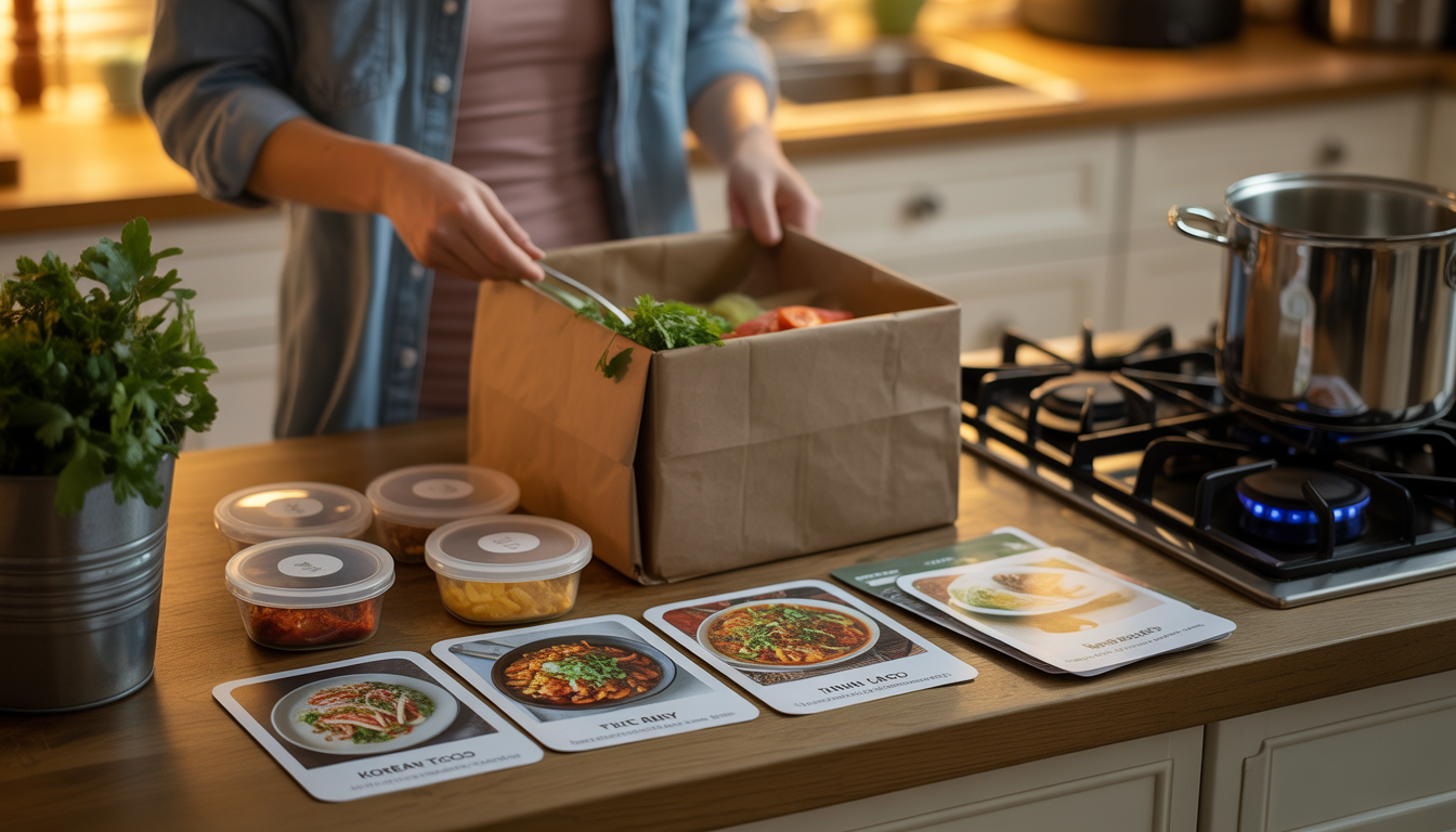 1. Transformez vos soirs de semaine avec des box repas futées