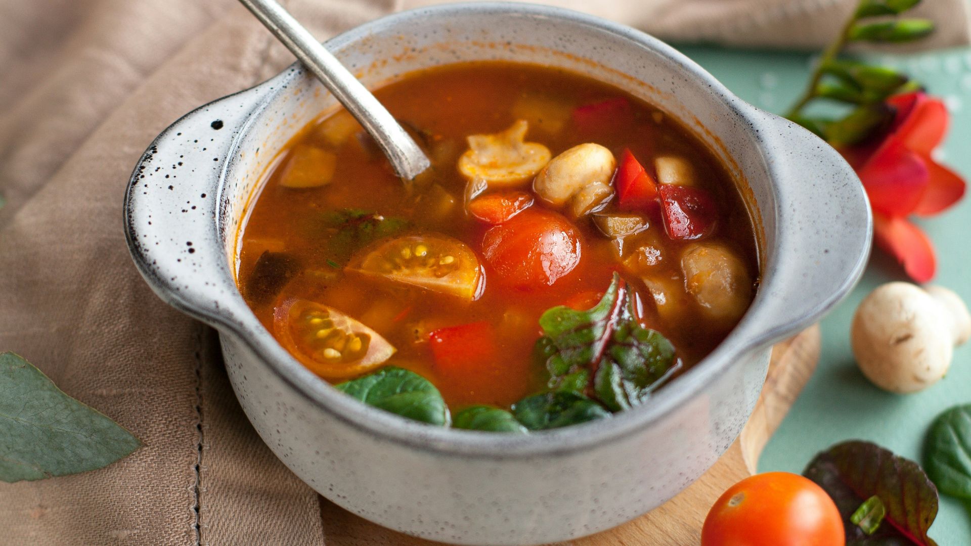 18. Soupe minestrone