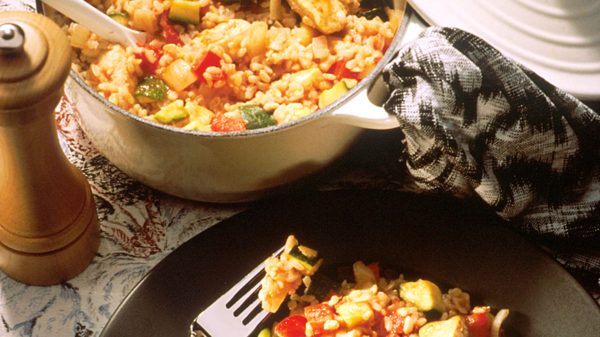 12. Casserole au poulet et au riz