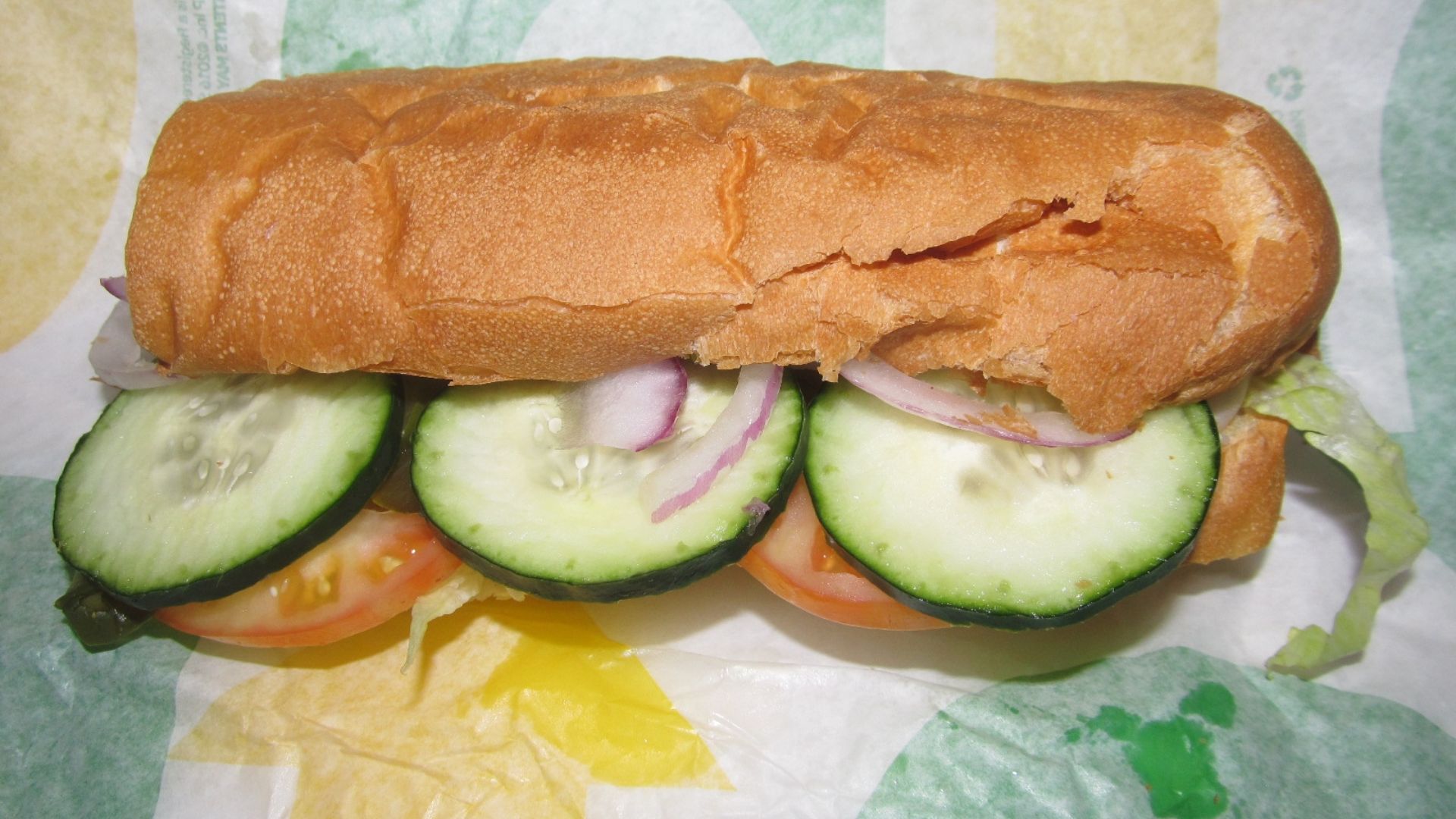 3. Galette végétarienne Subway