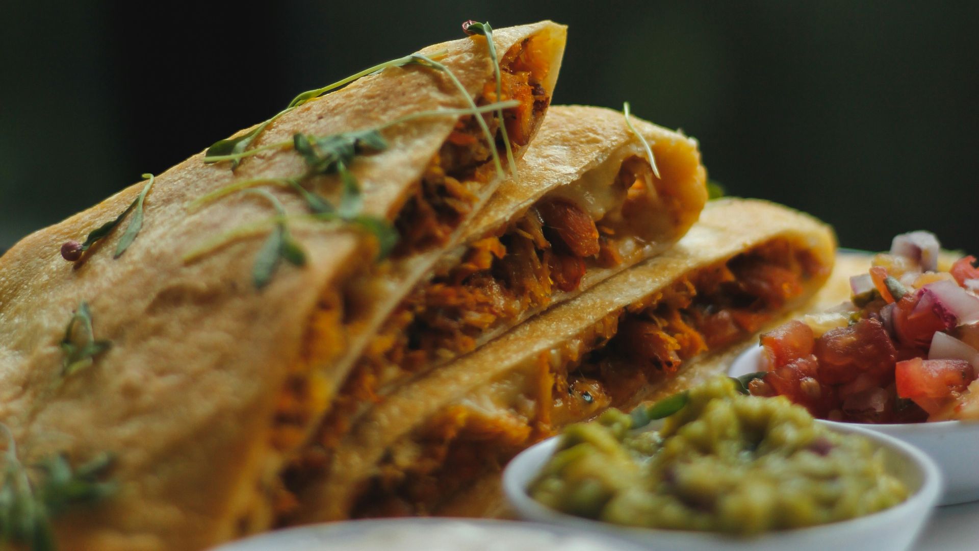 8. Quesadillas aux haricots et au fromage
