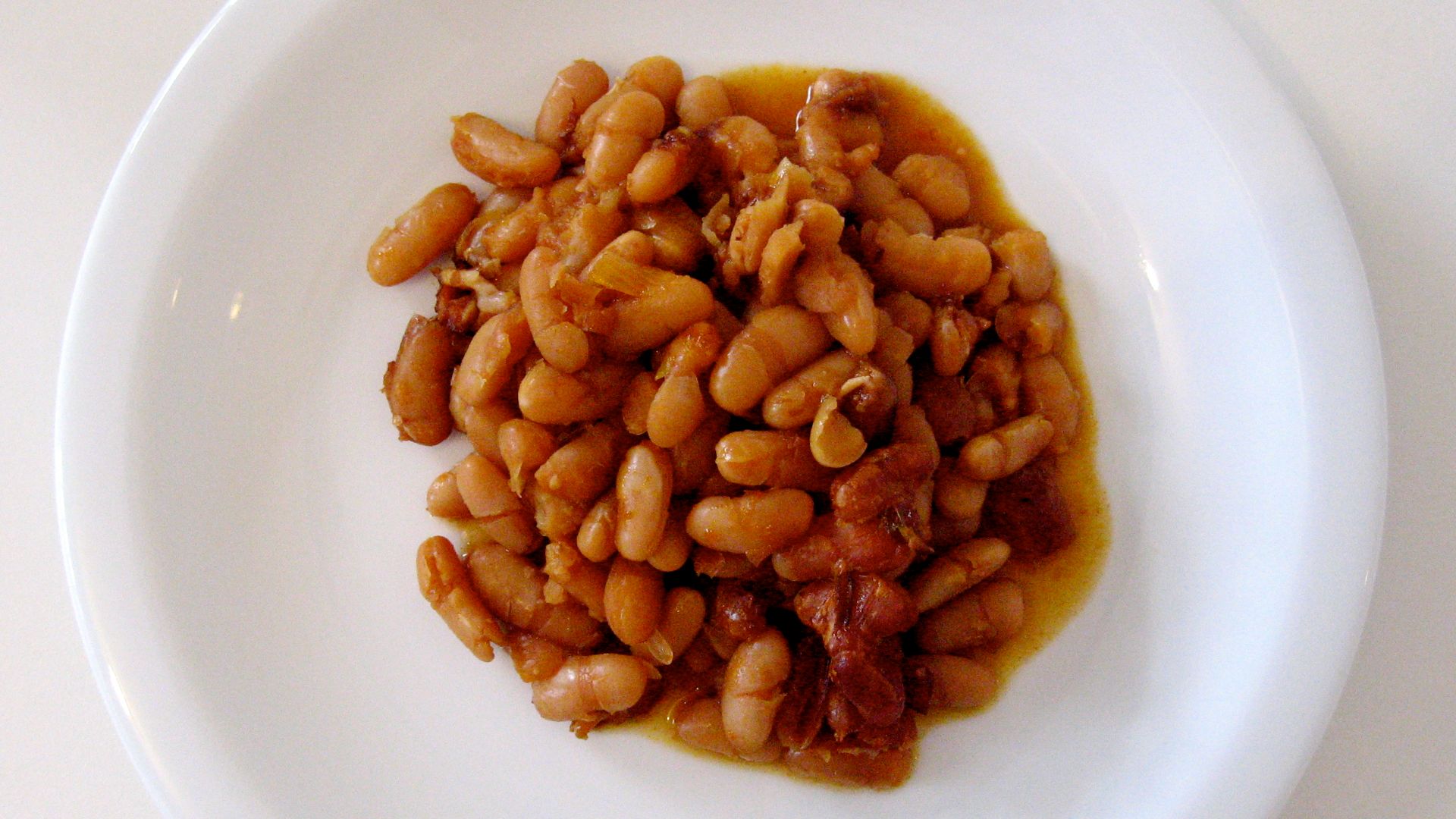 1. Haricots blancs à la bostonienne