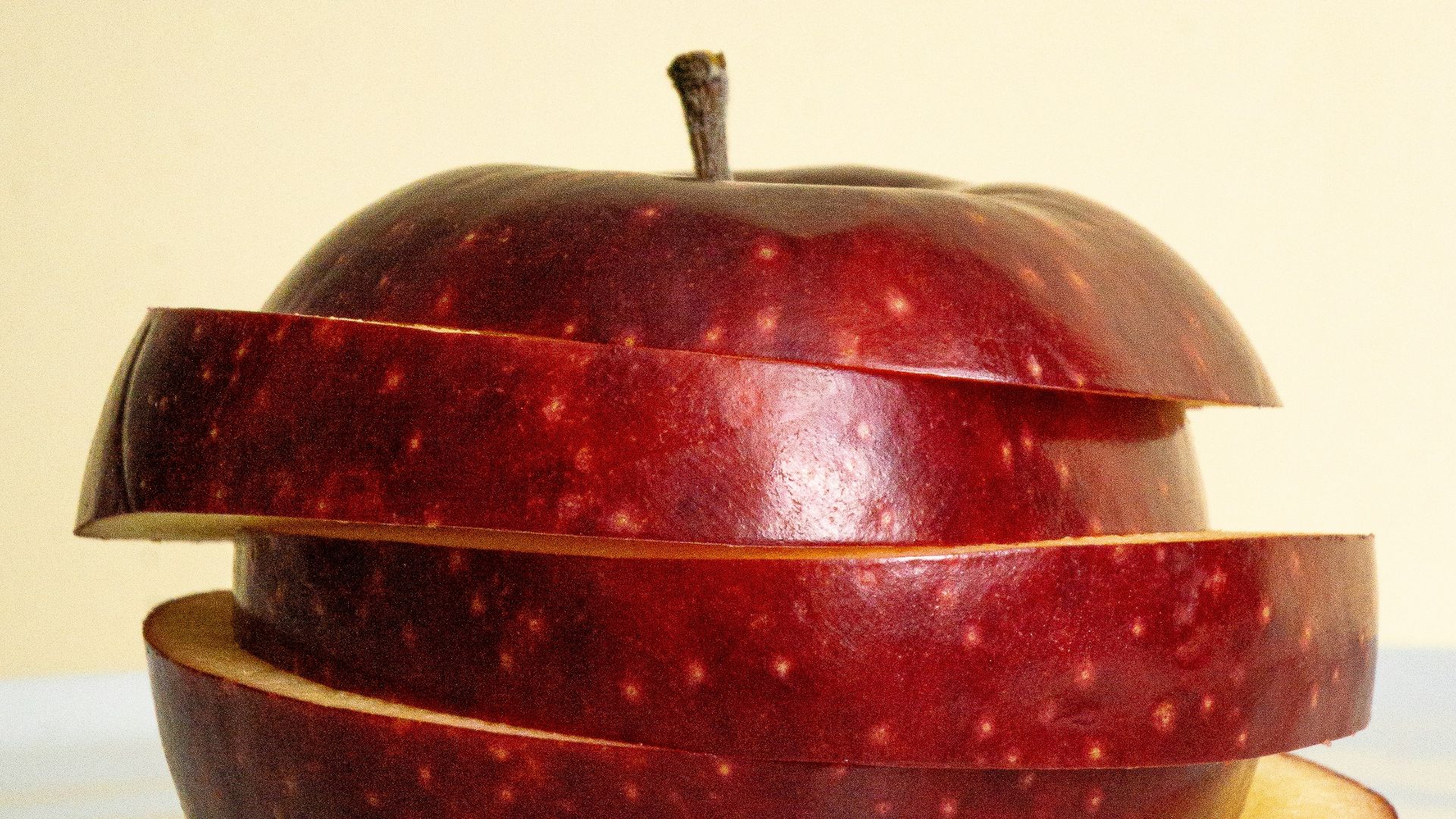 15. Tranches de pomme avec beurre d'amande
