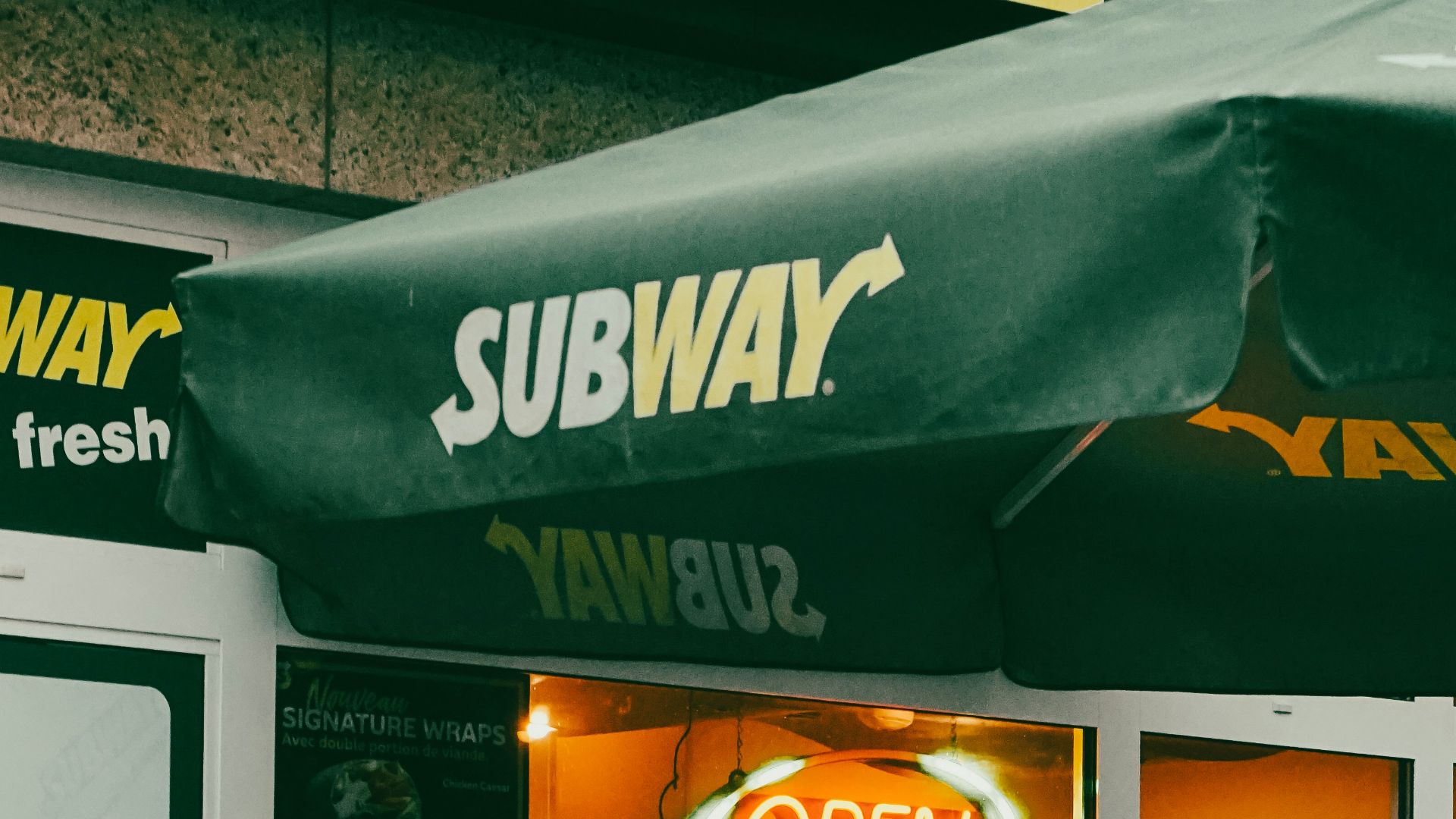 10. Subway (certains établissements)