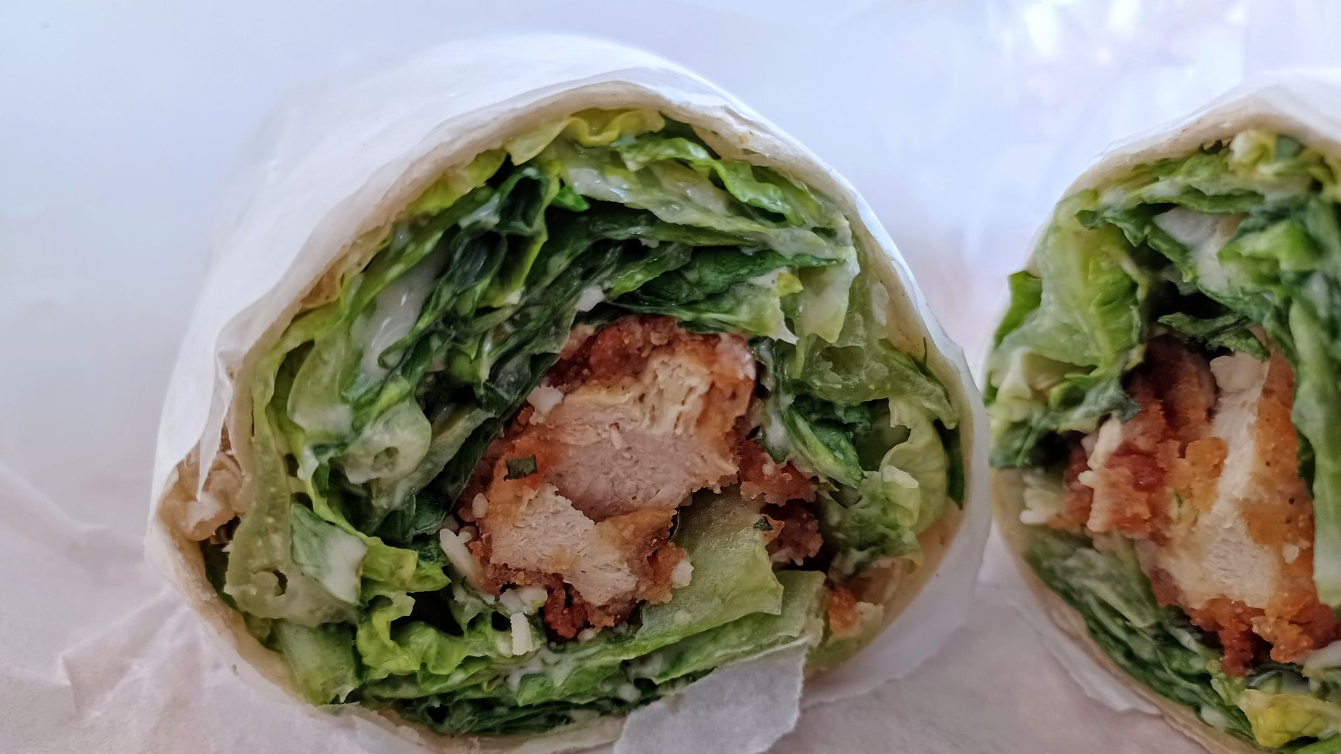 9. Wraps au poulet César