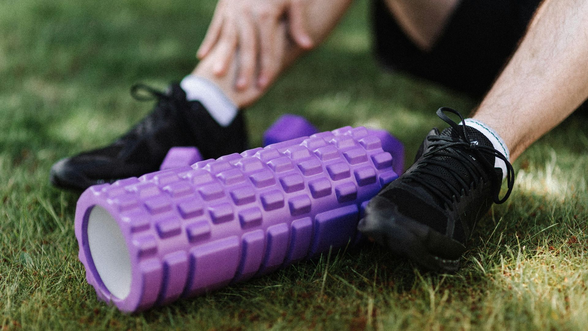 8. Faites des exercices avec un rouleau en mousse