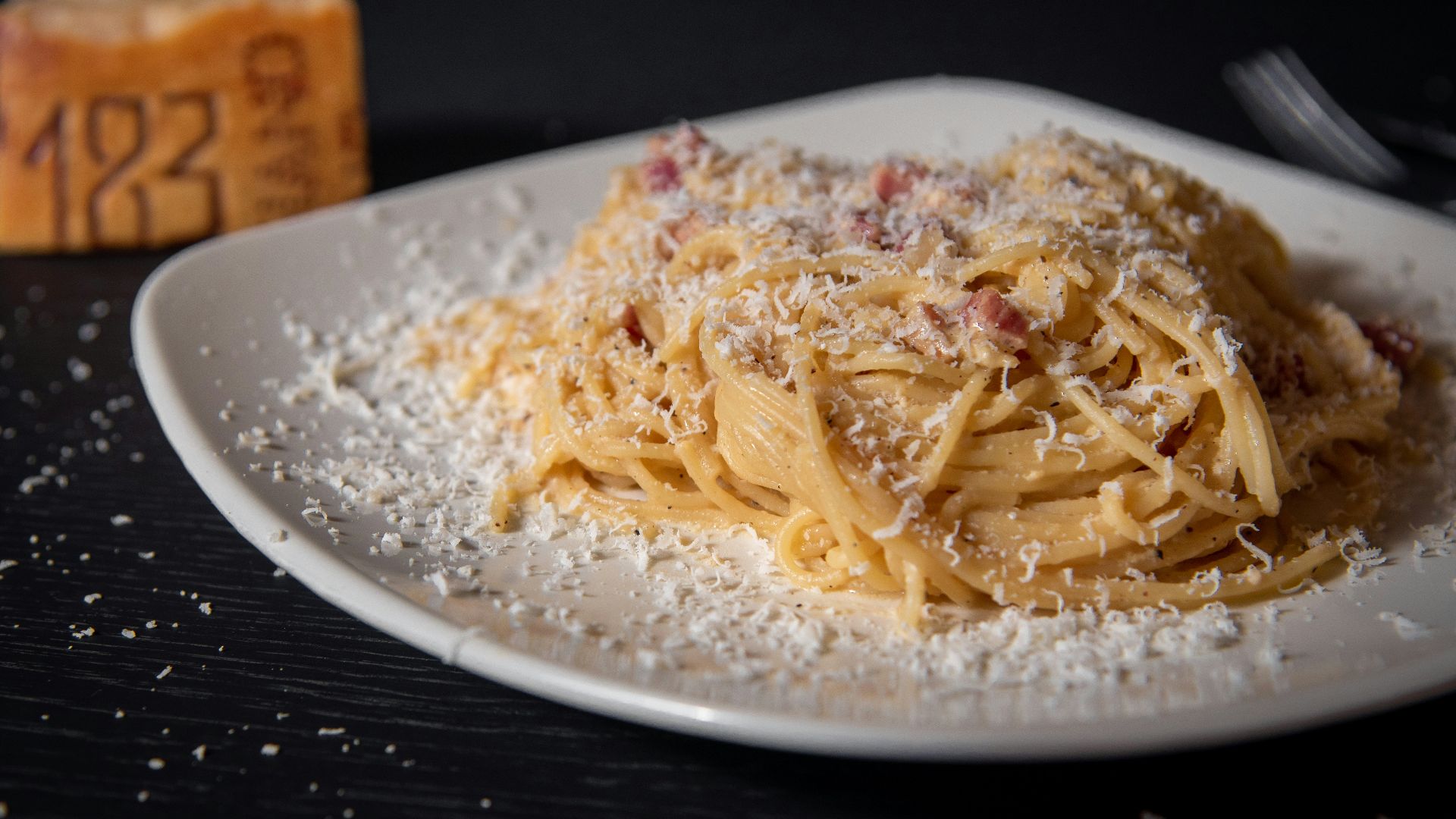 18. Pâtes à la carbonara