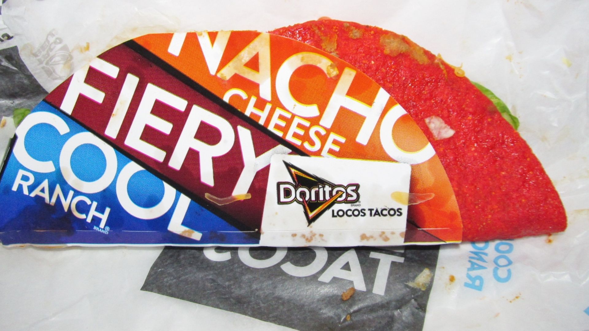 7. Taco Bell Nacho Cheese Doritos Locos Taco