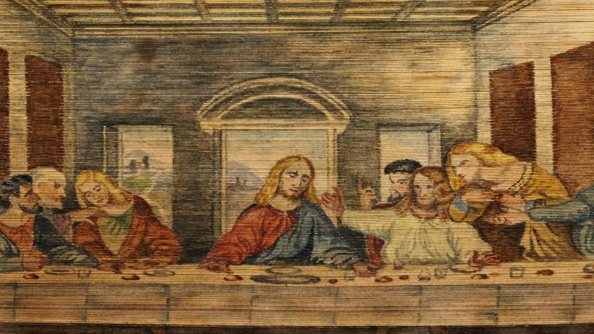 19. La Cène, de Léonard de Vinci