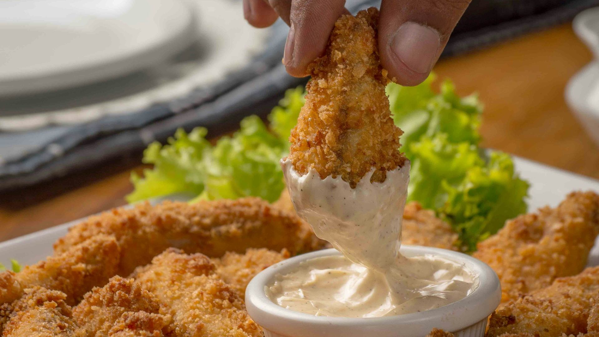 4. Poulet frit réchauffé