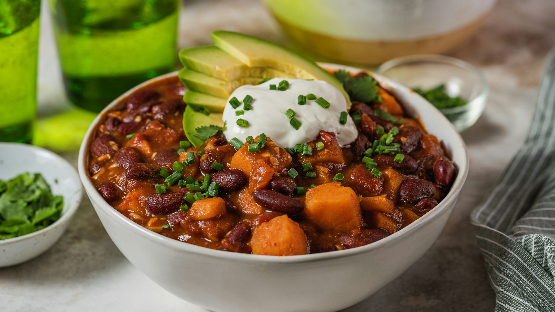 15. Chili aux légumes et aux haricots