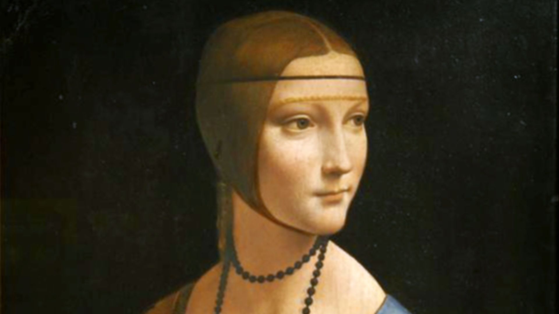 16. La Dame à l'hermine, de Léonard de Vinci