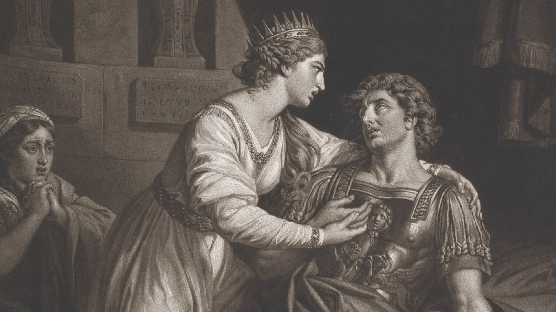 3. Marc Antoine, Octavie et Cléopâtre