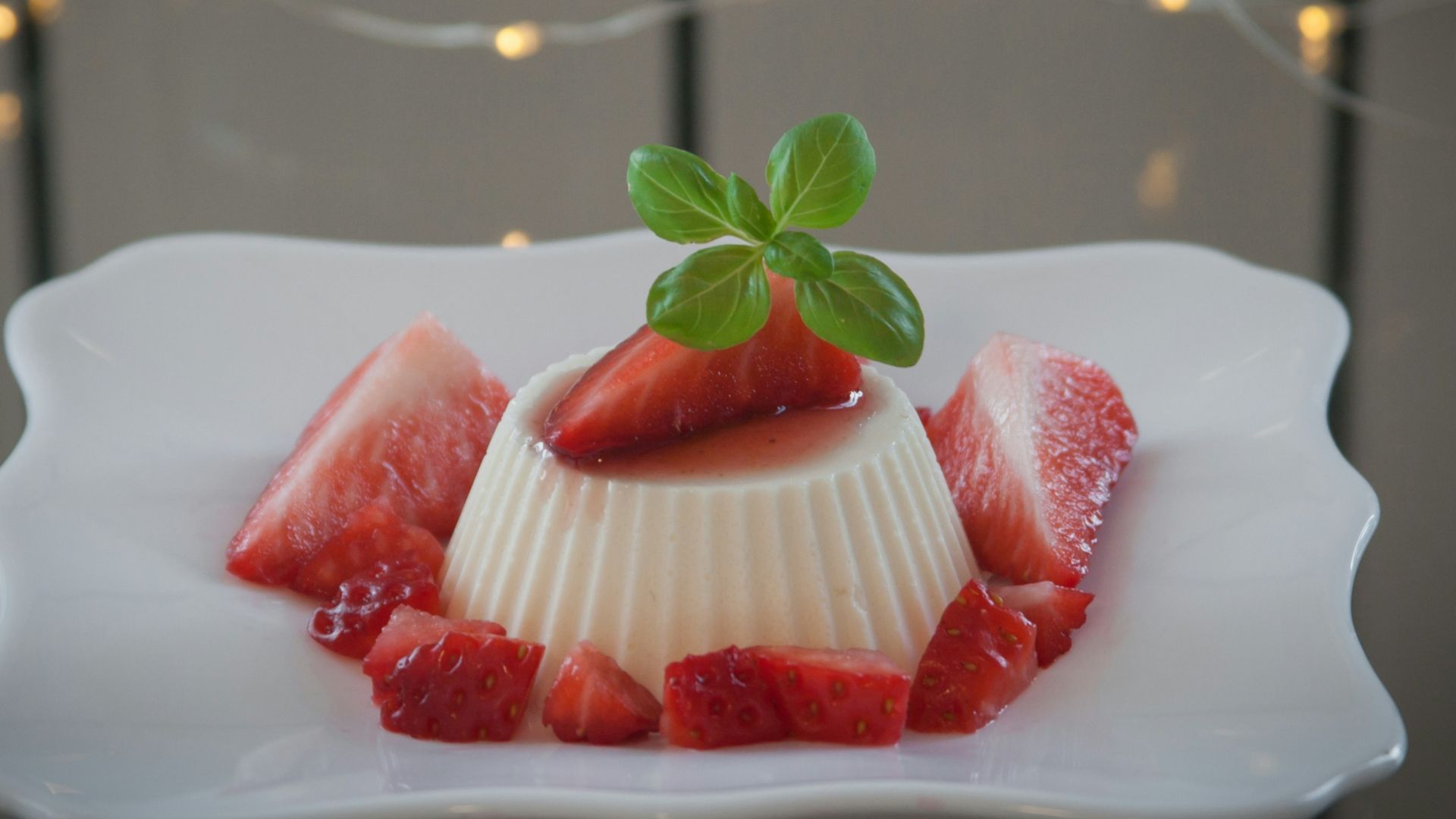 10. Panna cotta au lait de coco