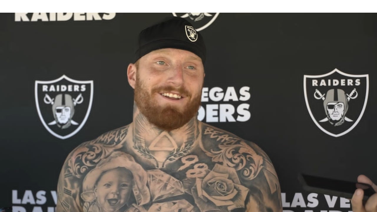 “I’m a Raider. I’m back.”