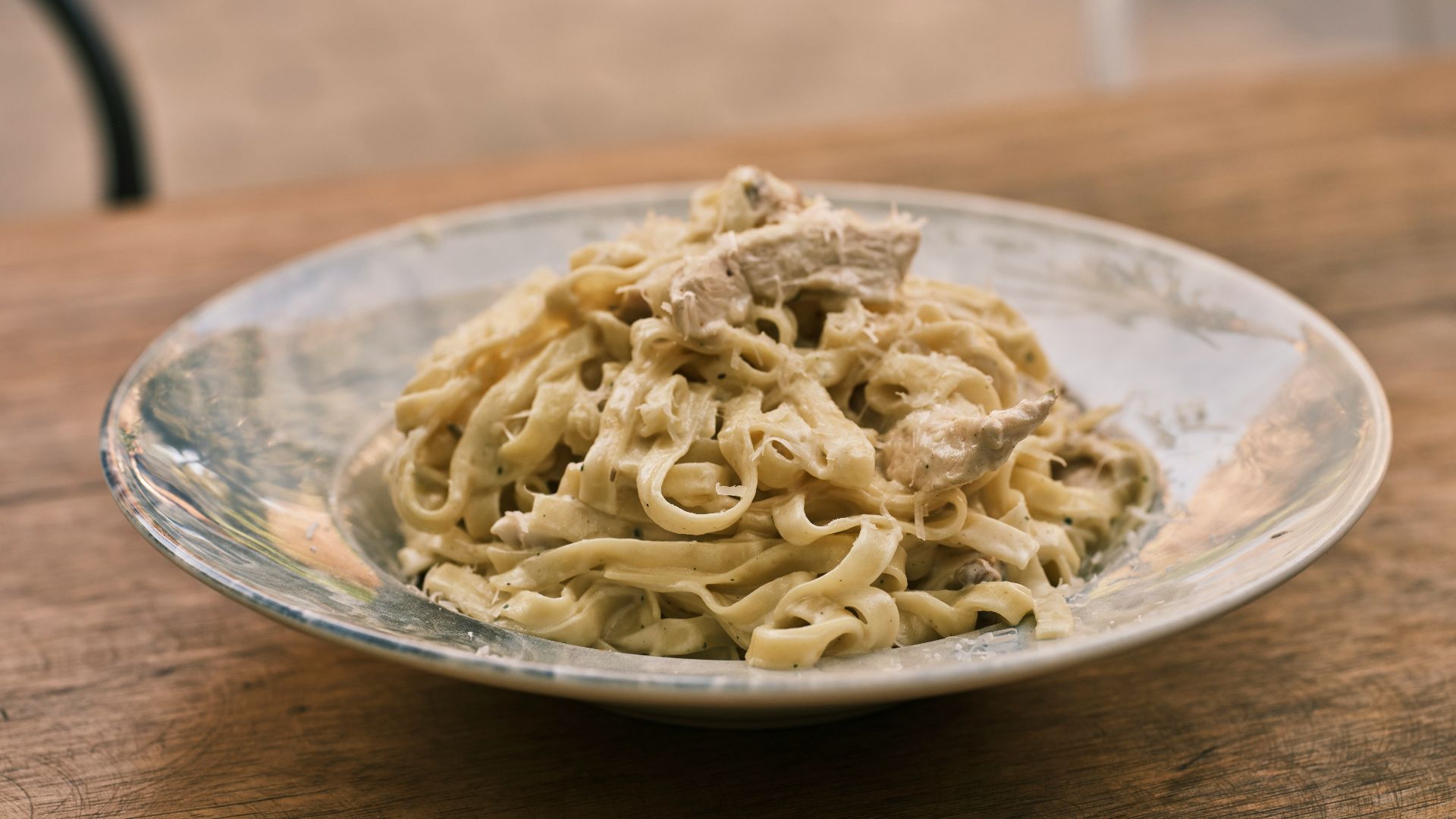 14. Poulet Alfredo avec une sauce du commerce