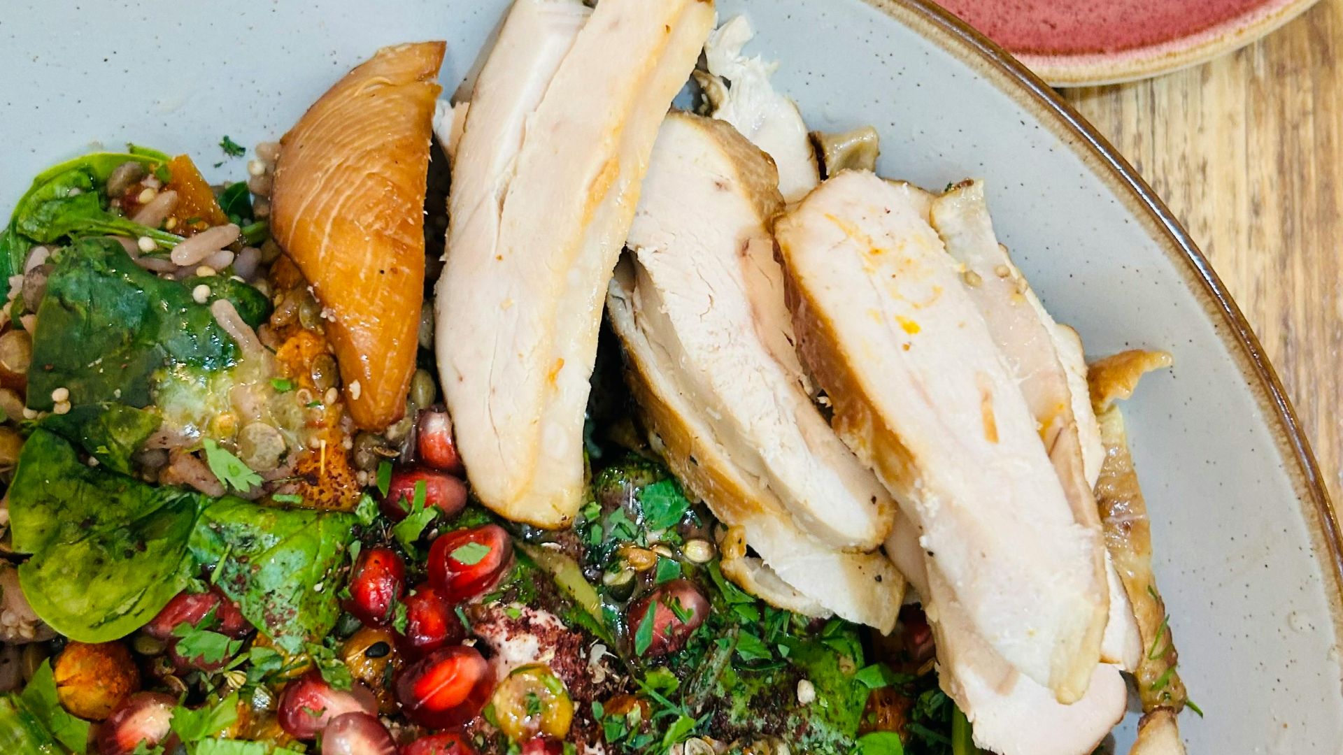 9. Salade de pois chiches et d'épinards