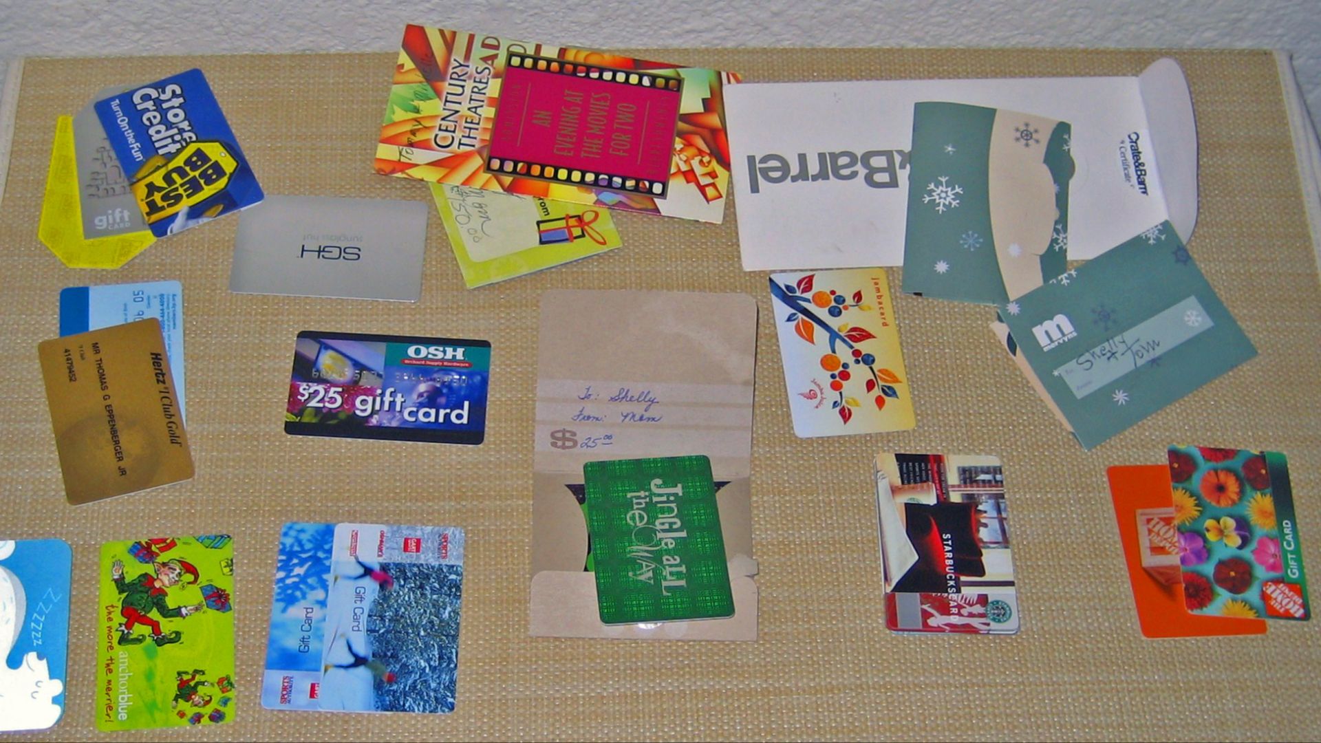8. Cartes-cadeaux à prix réduit