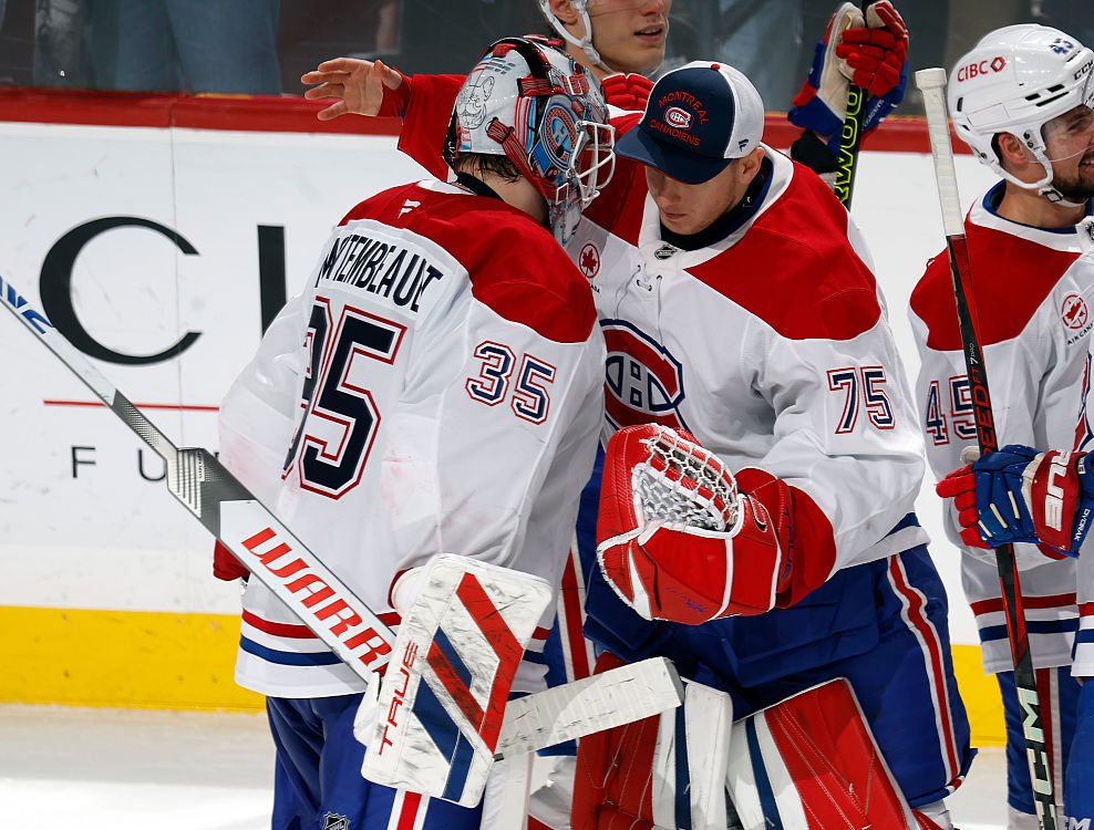 The CH has a 27-0-3 record when its goalies have a save percentage of .900 (or better) this season