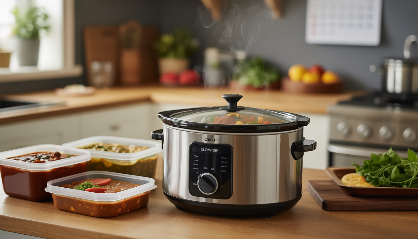 6. Une mijoteuse ou une cocotte électrique pour les journées folles