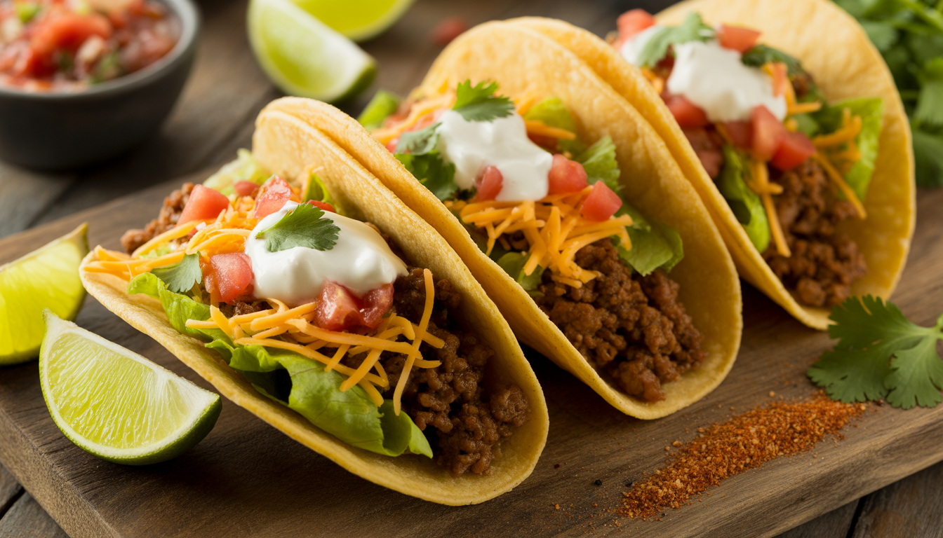 8. Tacos maison en 15 minutes