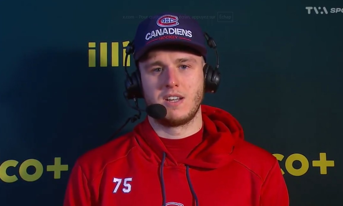 Jakub Dobes is the NHL’s First Star of the Week