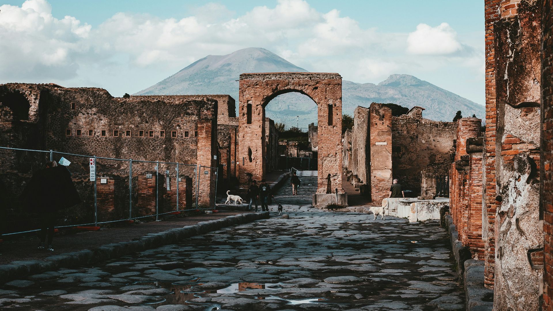 6. Pompéi sous un chantier de canal