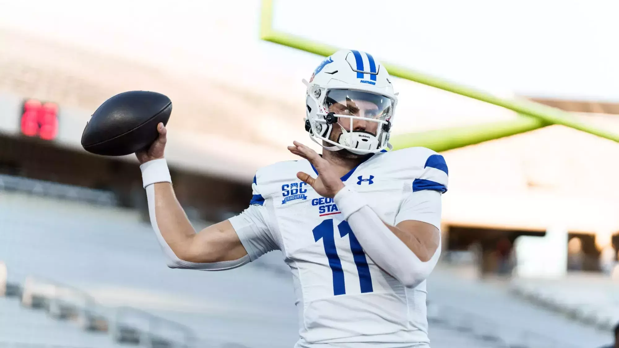 Quarterback Christian Veilleux has his sights set on the CFL