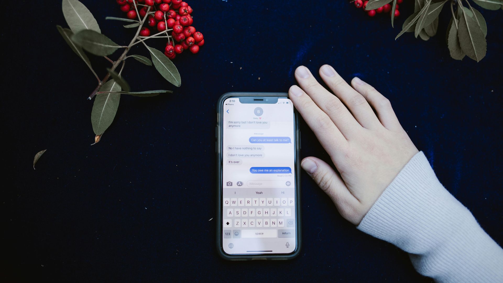 10. Analyser à l'excès un message qu'il a envoyé en deux secondes