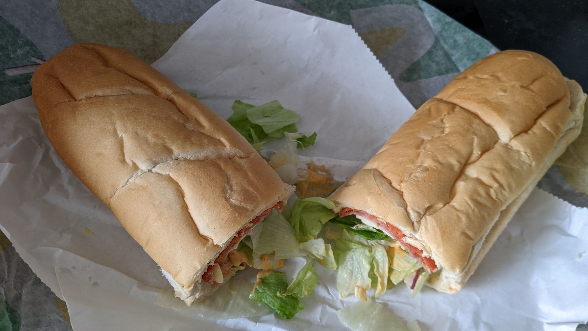 1. Le Spicy Italian Footlong de Subway