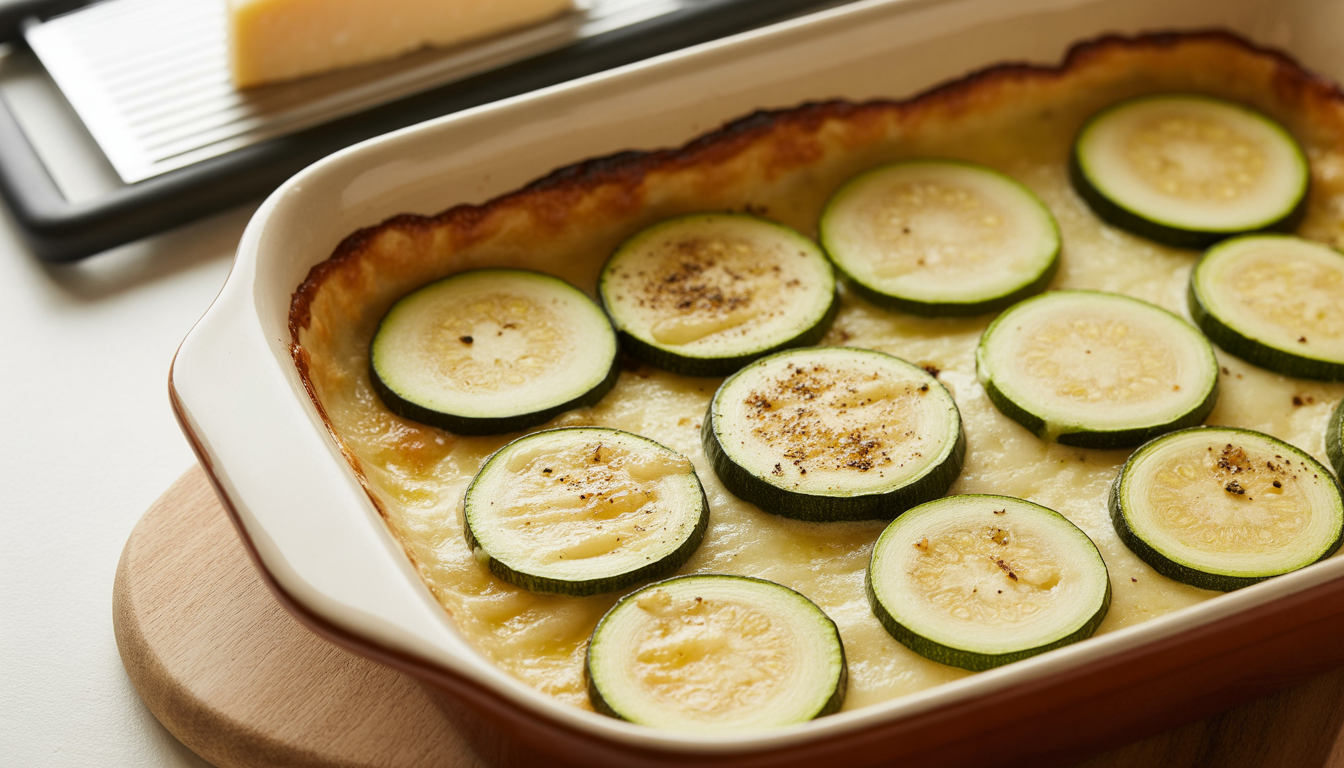 7. Gratin de courgettes express