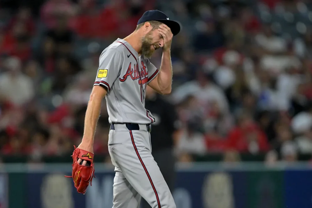 Chris Sale hit himself in the head with a ball