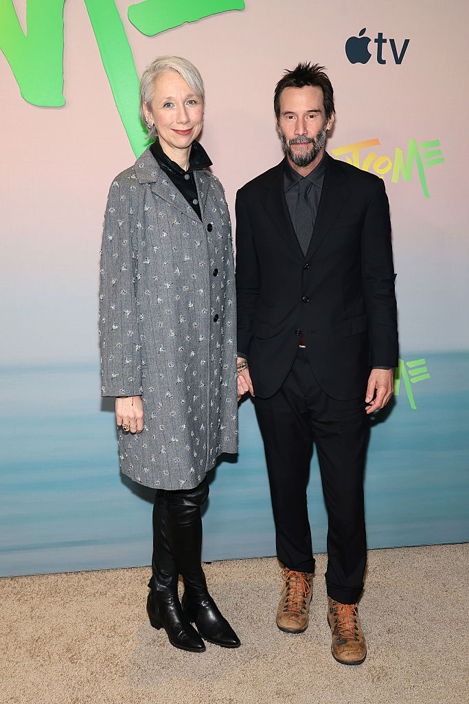 Alexandra Grant and Keanu Reeves