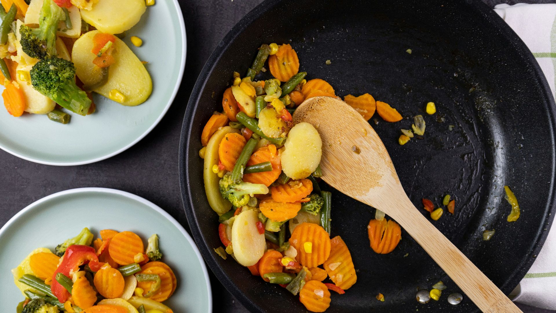 11. Poêlée de lentilles et de légumes
