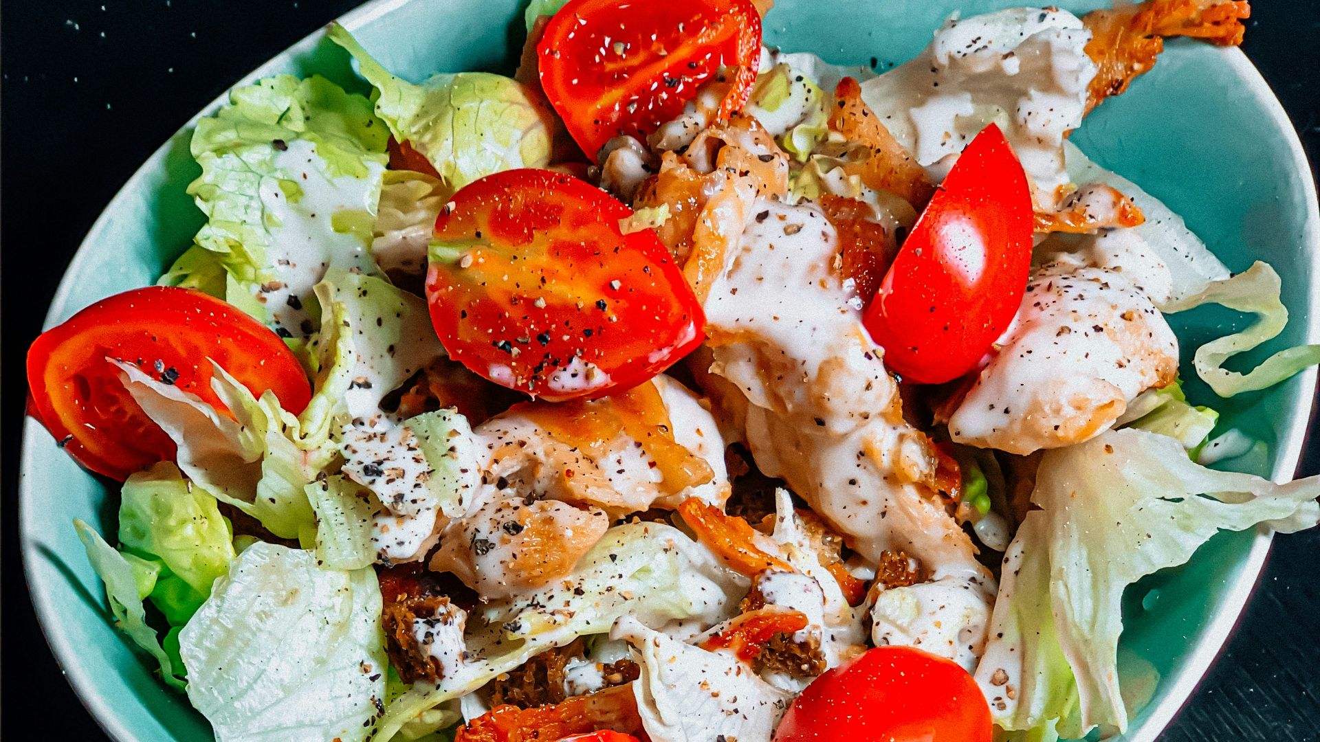 17. Salade de poulet croustillant