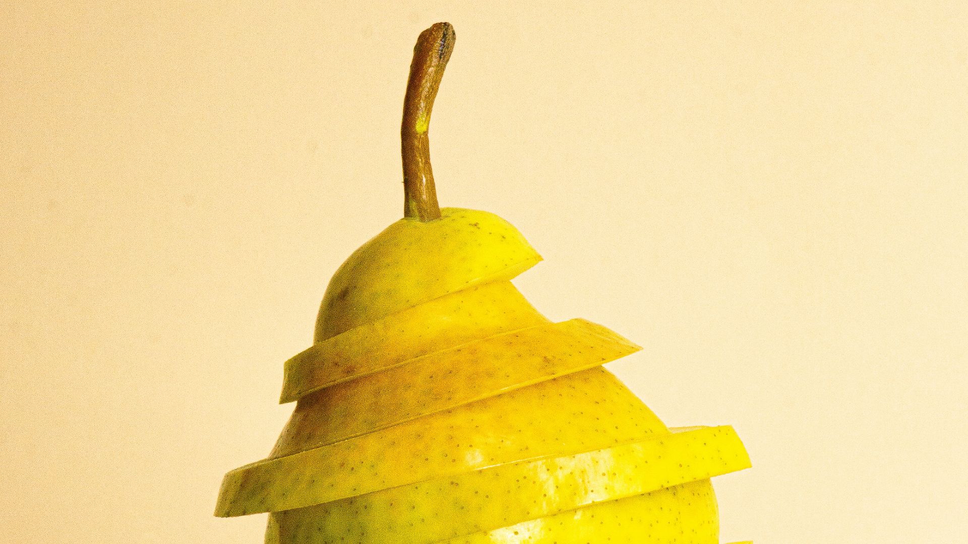 2. Tranches de poire aux graines de courge