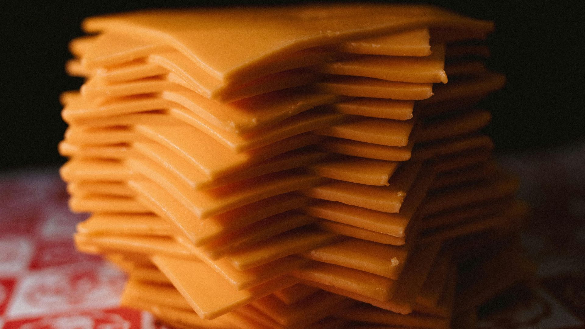7. Tranches de fromage fondu