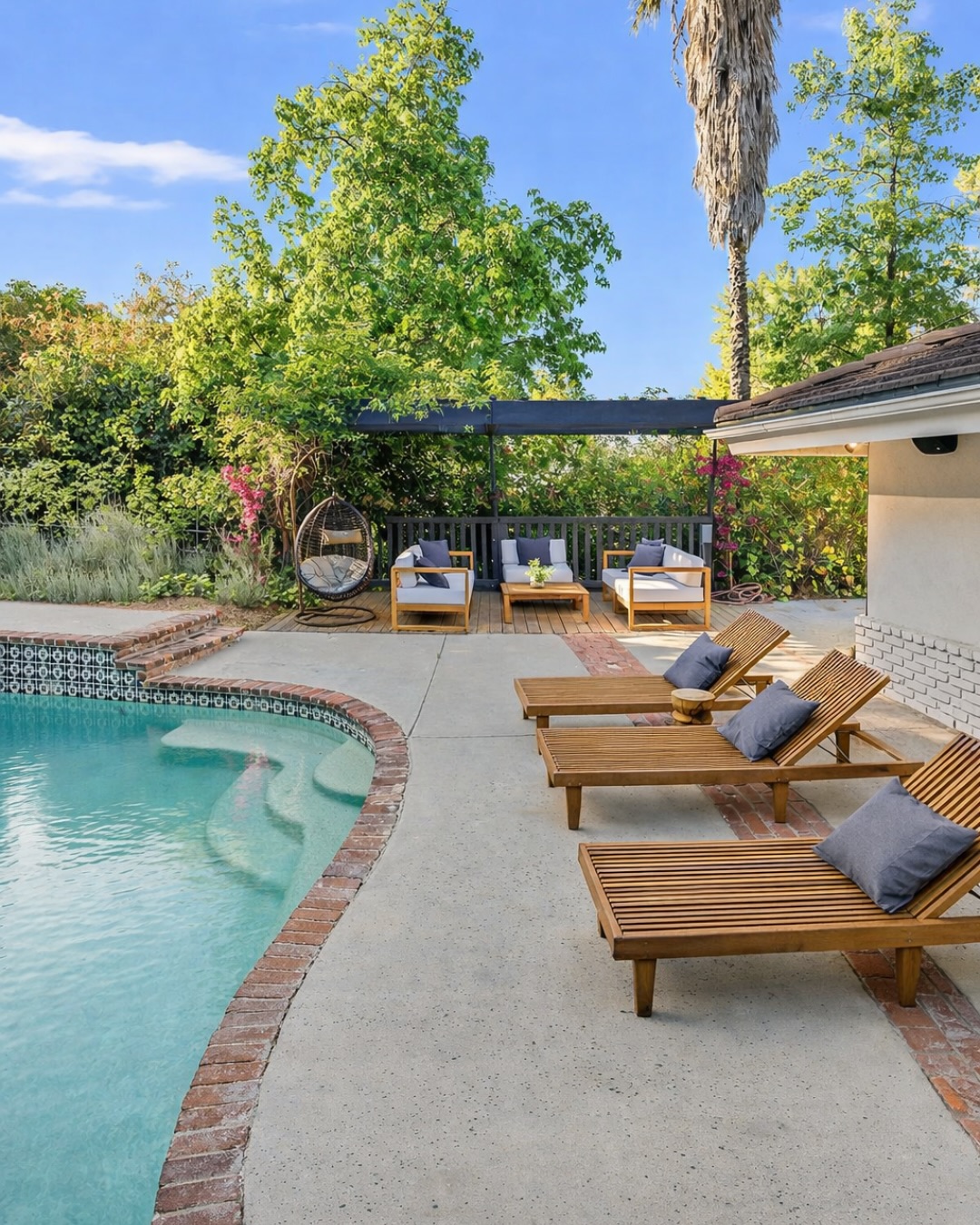 The terrace