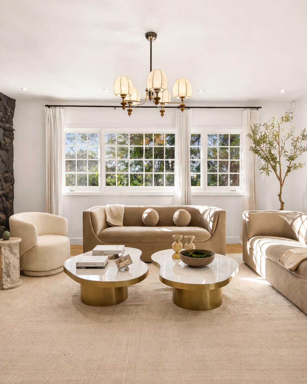 The living room