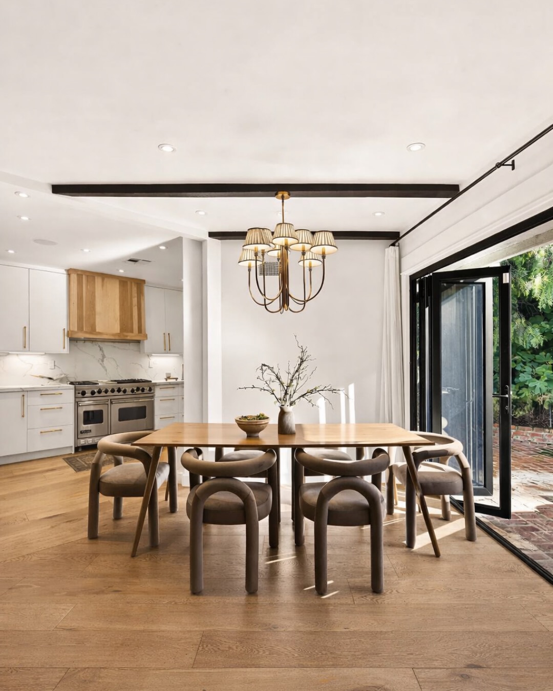 The dining room